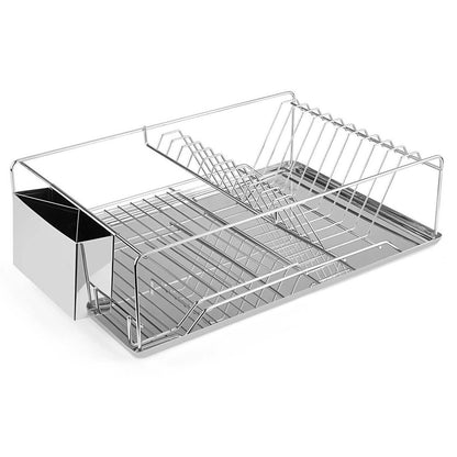 Dish Drying Rack Stainless Steel DailySale