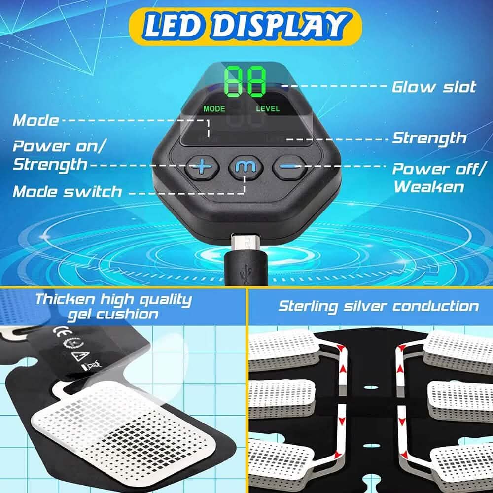 Display Abdominal Patch Fitness Apparatus Home Muscle Fitness DailySale