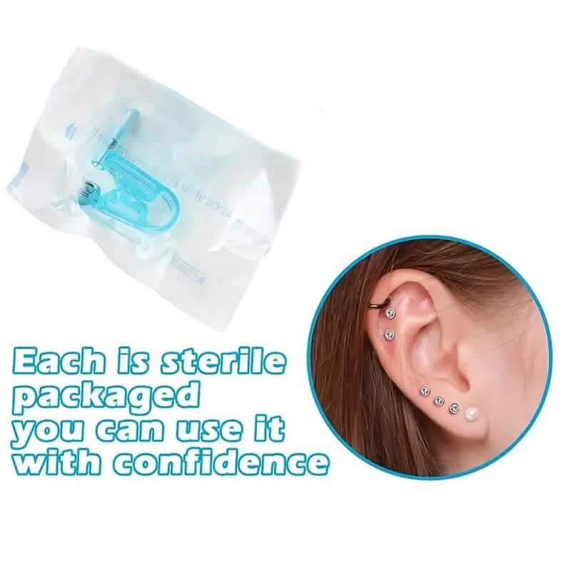 Disposable Safety Crystal Earring Piercer Machine with Stud DailySale