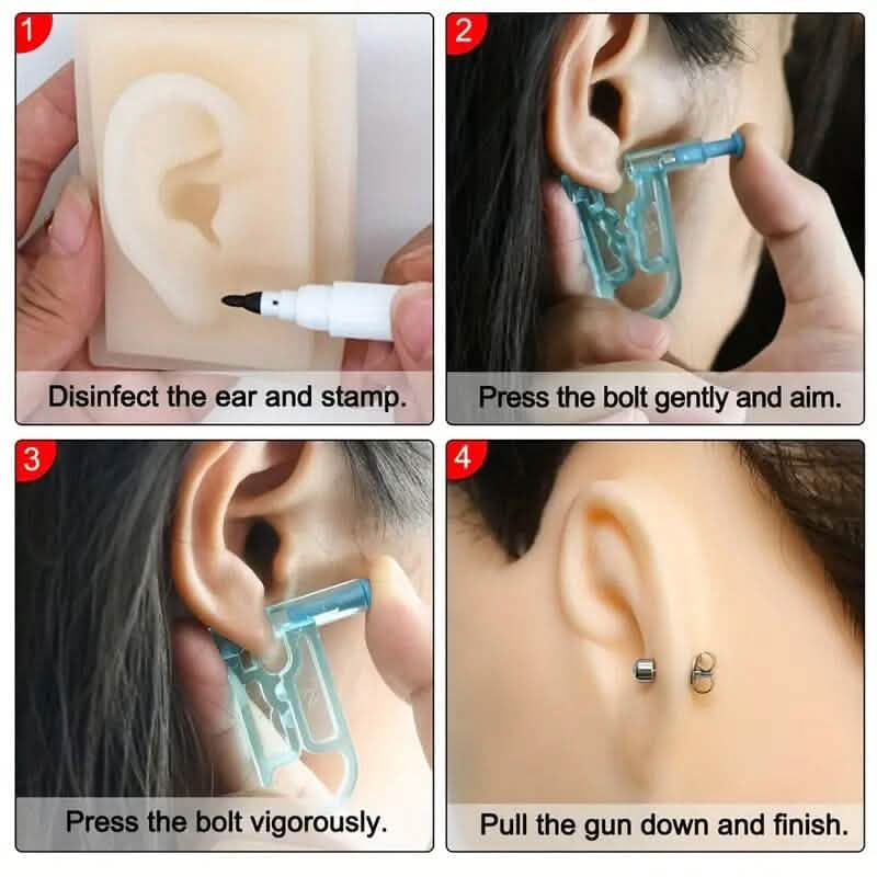 Disposable Safety Crystal Earring Piercer Machine with Stud DailySale