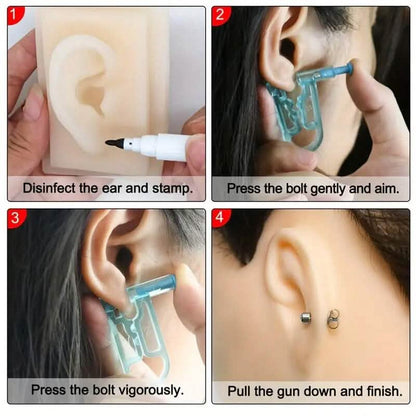 Disposable Safety Crystal Earring Piercer Machine with Stud DailySale