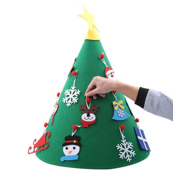 DIY 3D Felt Christmas Tree Upgraded Toddler Christmas Tree DailySale