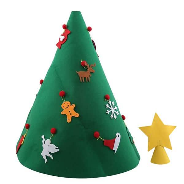 DIY 3D Felt Christmas Tree Upgraded Toddler Christmas Tree DailySale