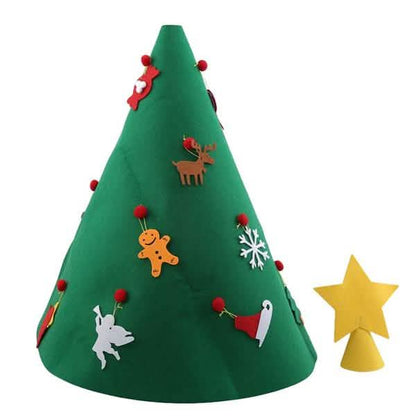 DIY 3D Felt Christmas Tree Upgraded Toddler Christmas Tree DailySale