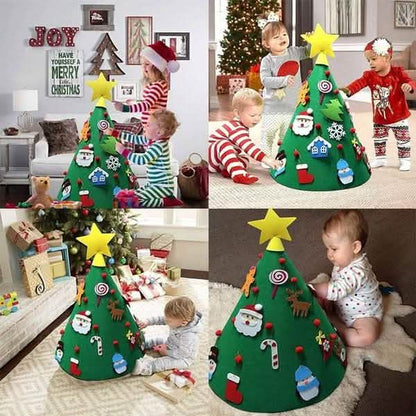 DIY 3D Felt Christmas Tree Upgraded Toddler Christmas Tree DailySale