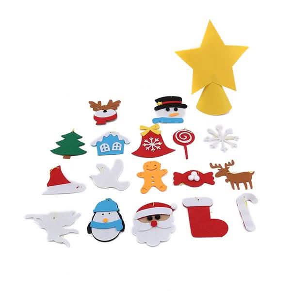 DIY 3D Felt Christmas Tree Upgraded Toddler Christmas Tree DailySale