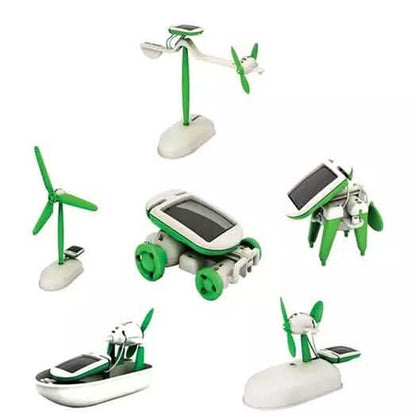 DIY 6-in-1 Educational Solar Robot Vehicles DailySale