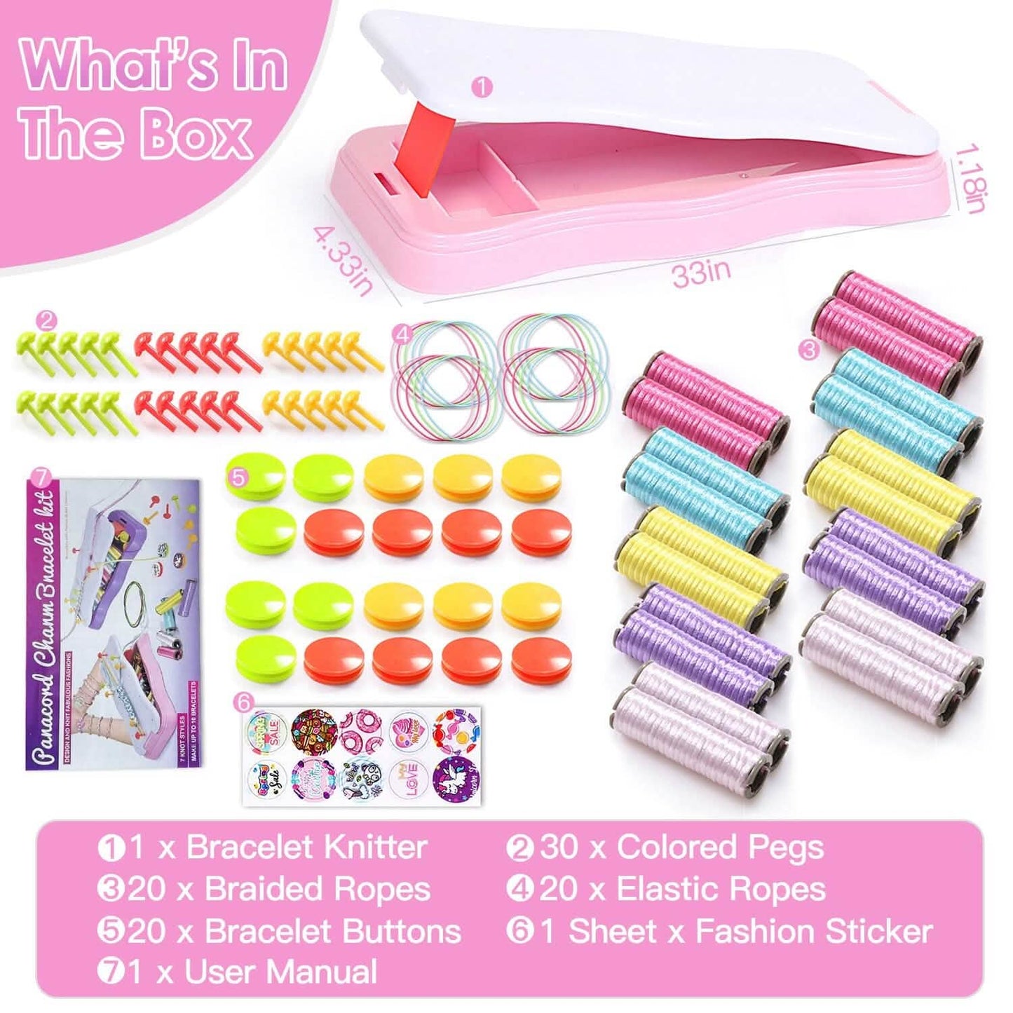DIY Bracelet Making Kit for Kids DailySale