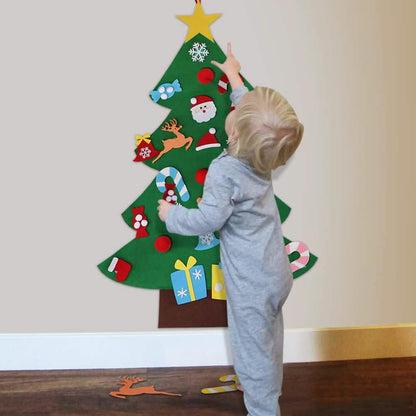 DIY Felt Christmas Tree Set with Ornaments DailySale