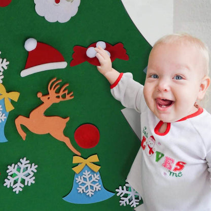 DIY Felt Christmas Tree Set with Ornaments DailySale