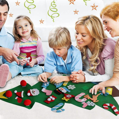 DIY Felt Christmas Tree Set with Ornaments DailySale