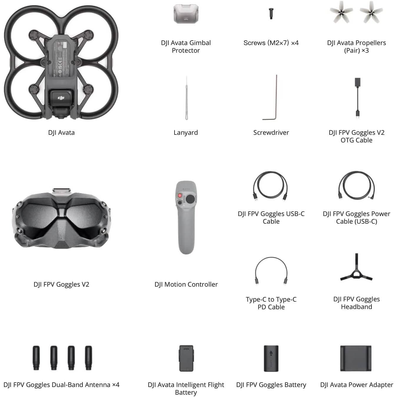 first person view goggles DJI Avata Fly Smart Combo (DJI FPV Goggles V2)