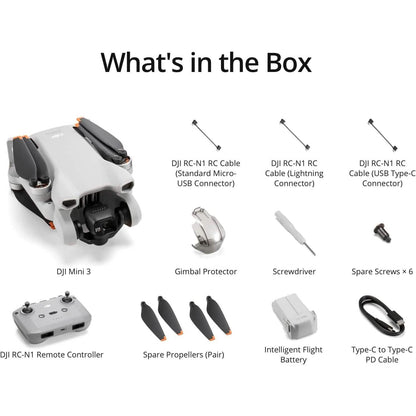 DJI Mini 3 | Premier Entry-Level Camera Drone  (Refurbished) DailySale