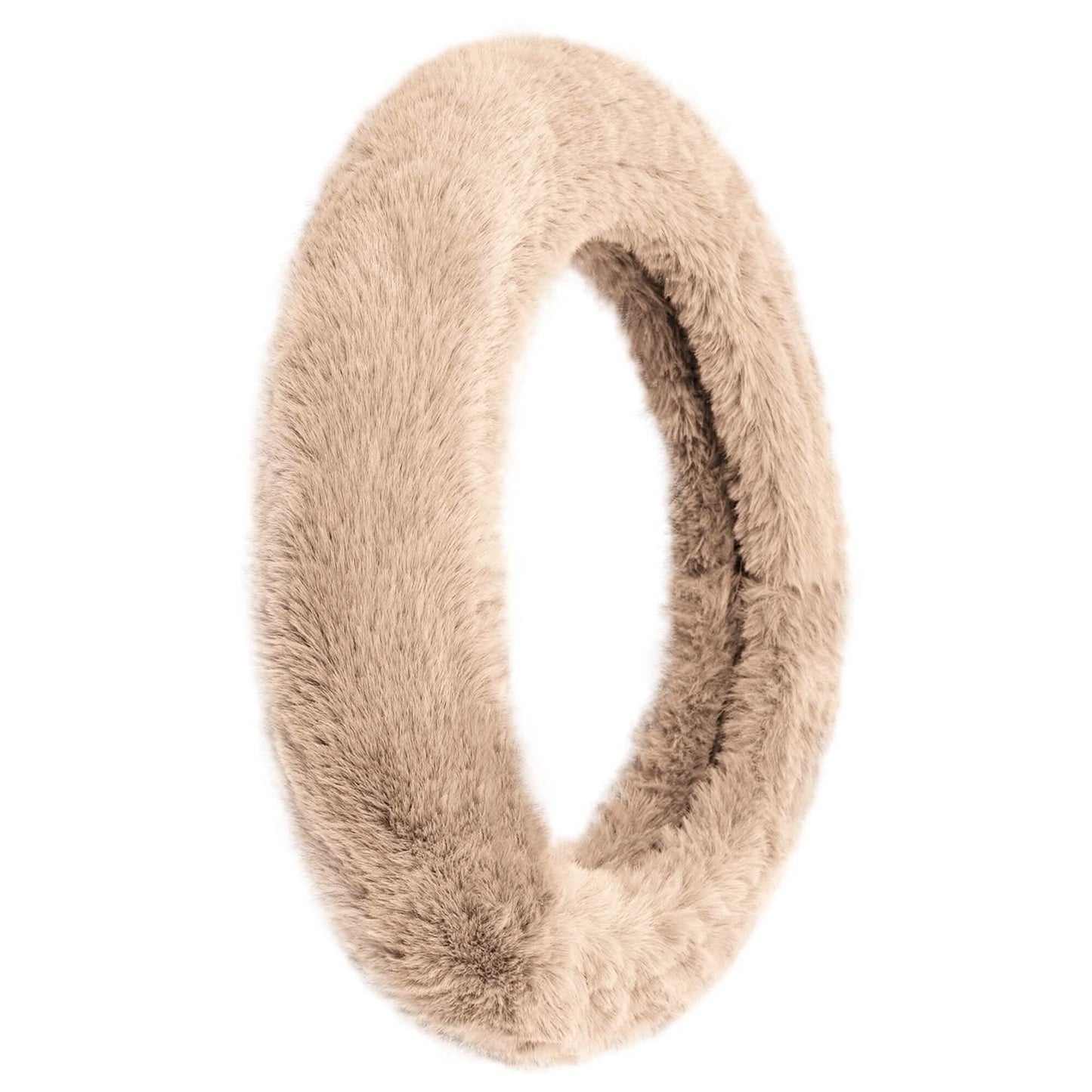 Doe16 Faux Rabbit Fur Steering Wheel Cover DailySale