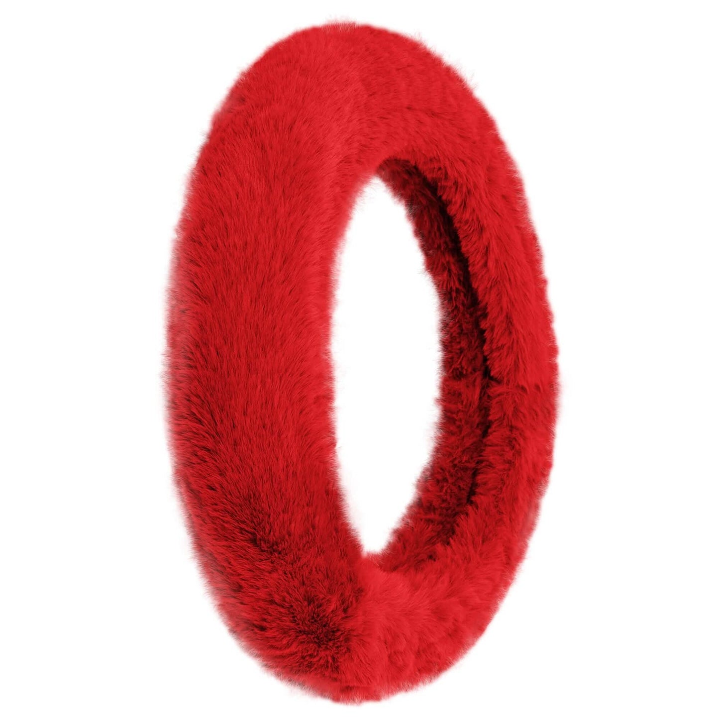Doe16 Faux Rabbit Fur Steering Wheel Cover DailySale