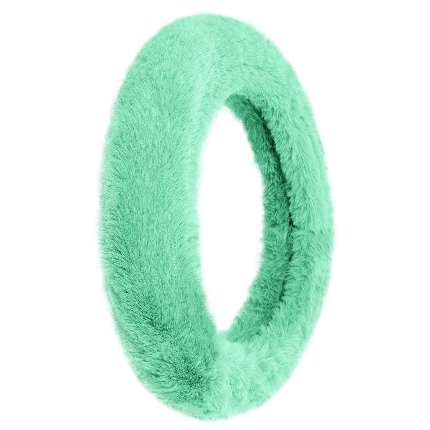 Doe16 Faux Rabbit Fur Steering Wheel Cover DailySale