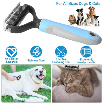 Dog and Cats 2 Sided Grooming Rakes DailySale