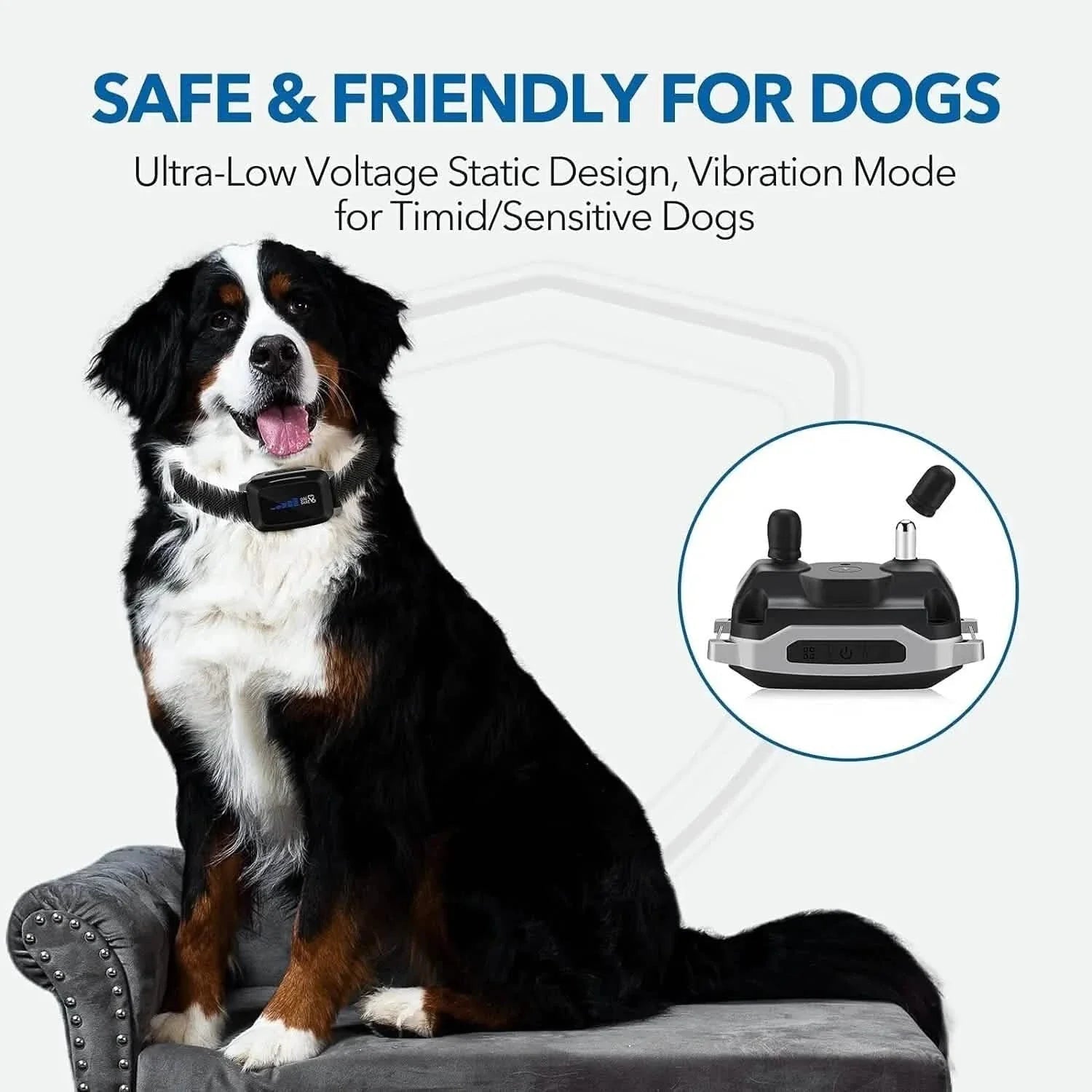 Dog Bark Collar Rechargeable with Intelligent Bark Control Vibration DailySale