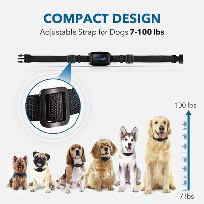 Dog Bark Collar Rechargeable with Intelligent Bark Control Vibration DailySale