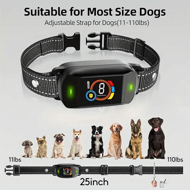 Dog Barking Collar Automatic Anti-Barking Device with Smart Sensors DailySale