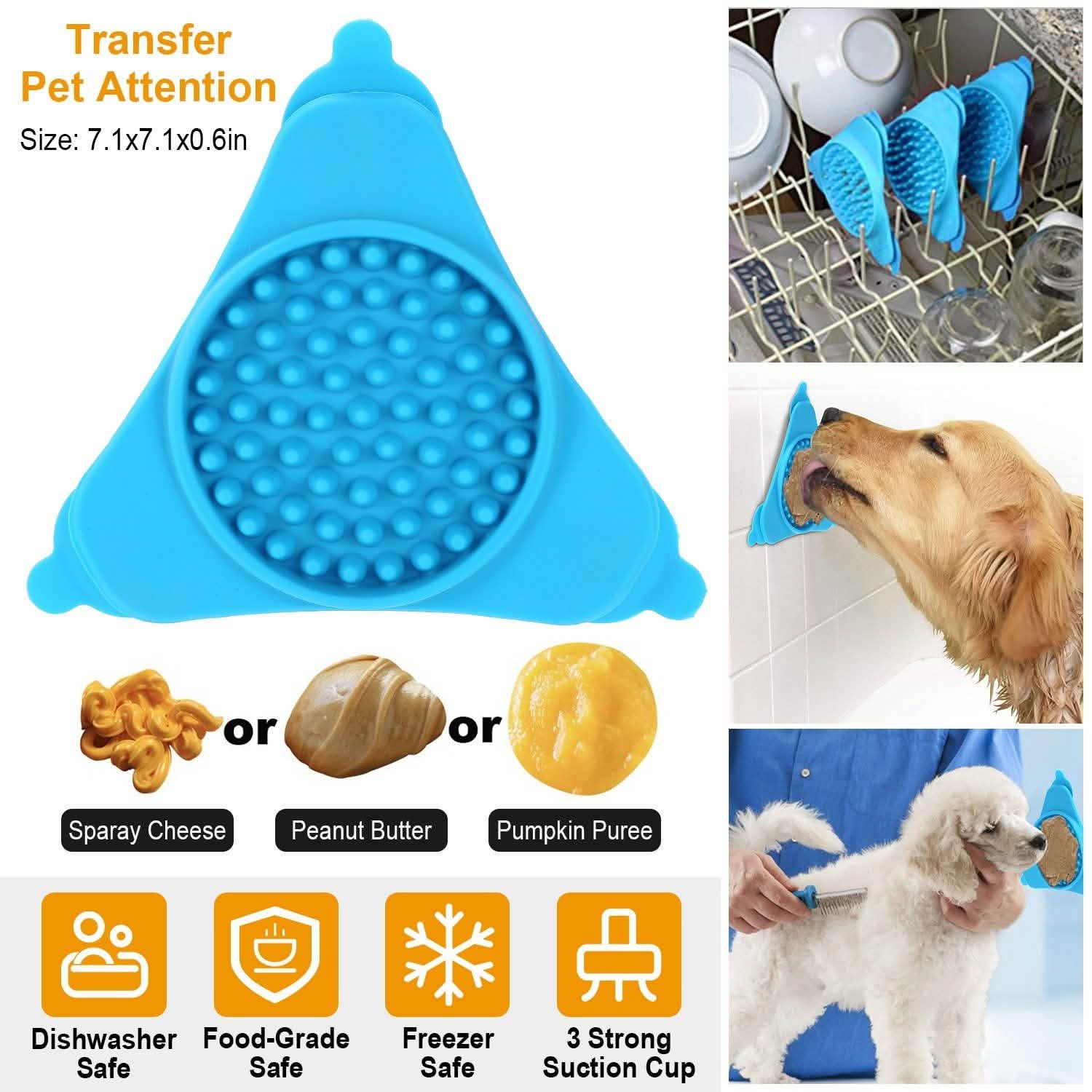 Dog Bath Lick Pad Shower Distraction DailySale