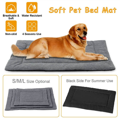 Dog Bed Mat Comfortable Fleece Reversible Pad DailySale