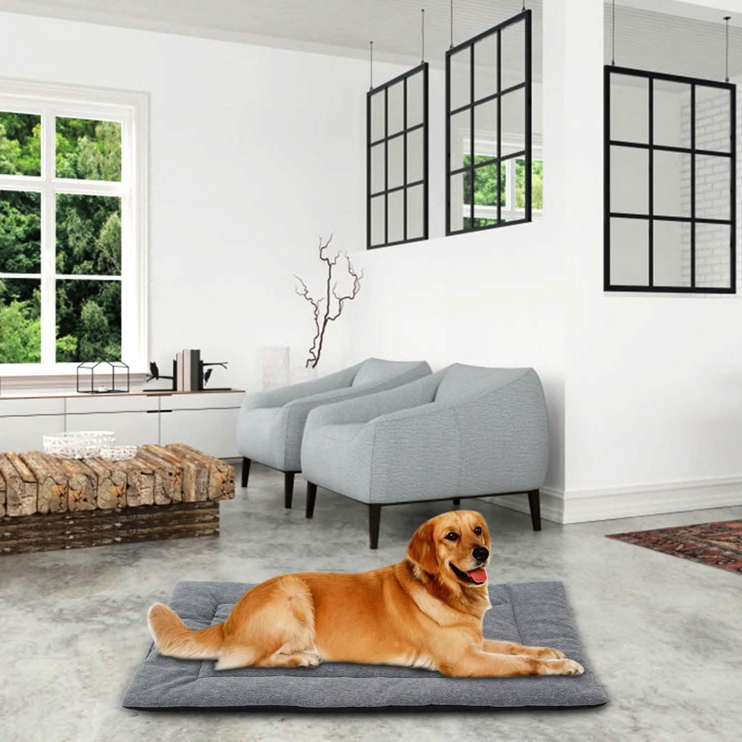 Dog Bed Mat Comfortable Fleece Reversible Pad DailySale