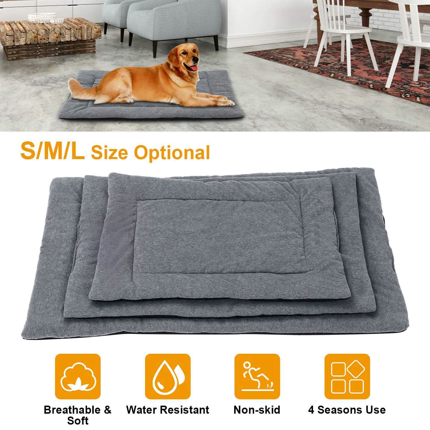 Dog Bed Mat Comfortable Fleece Reversible Pad DailySale