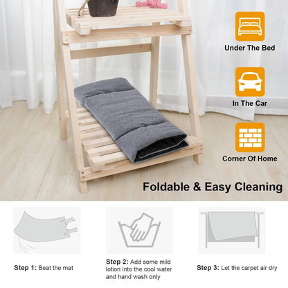 Dog Bed Mat Comfortable Fleece Reversible Pad DailySale