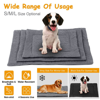 Dog Bed Mat Comfortable Fleece Reversible Pad DailySale