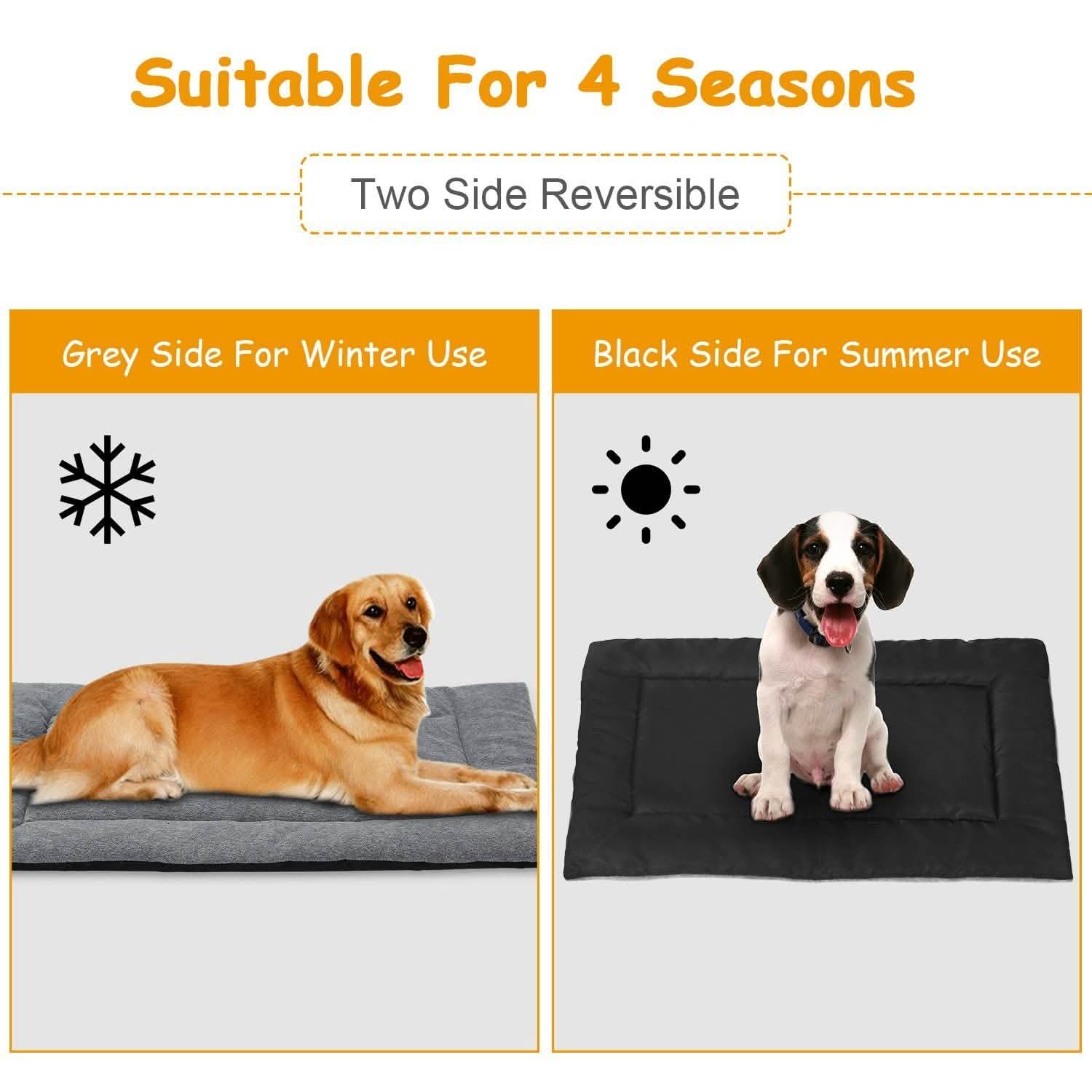 Dog Bed Mat Comfortable Fleece Reversible Pad DailySale