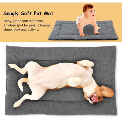 Dog Bed Mat Comfortable Fleece Reversible Pad DailySale