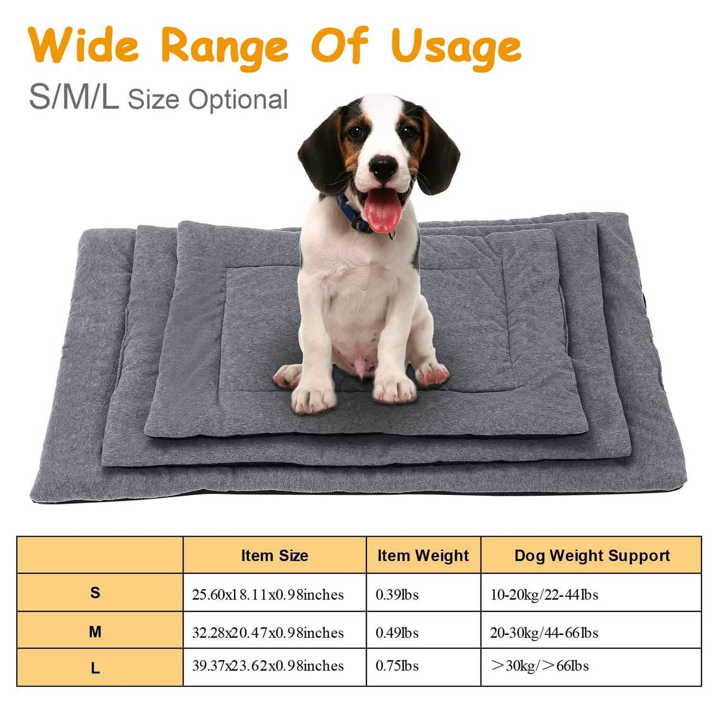Dog Bed Mat Comfortable Fleece Reversible Pad DailySale