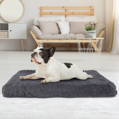 Dog Bed Soft Plush Cushion Cozy Warm Pet Crate Mat Dog Carpet DailySale