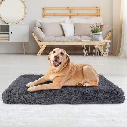 Dog Bed Soft Plush Cushion Cozy Warm Pet Crate Mat Dog Carpet DailySale