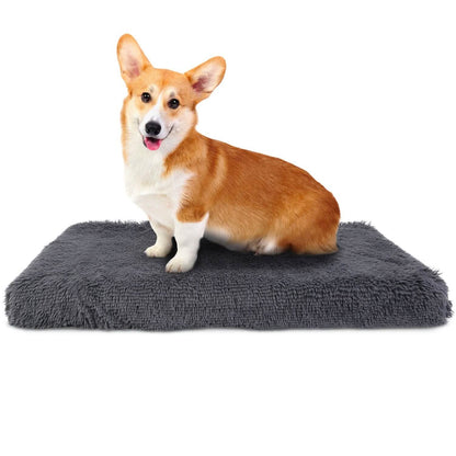 Dog Bed Soft Plush Cushion Cozy Warm Pet Crate Mat Dog Carpet DailySale