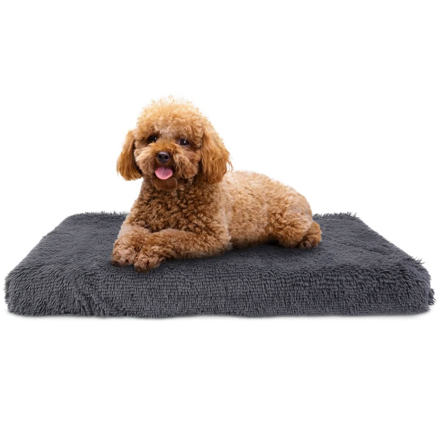 Dog Bed Soft Plush Cushion Cozy Warm Pet Crate Mat Dog Carpet DailySale