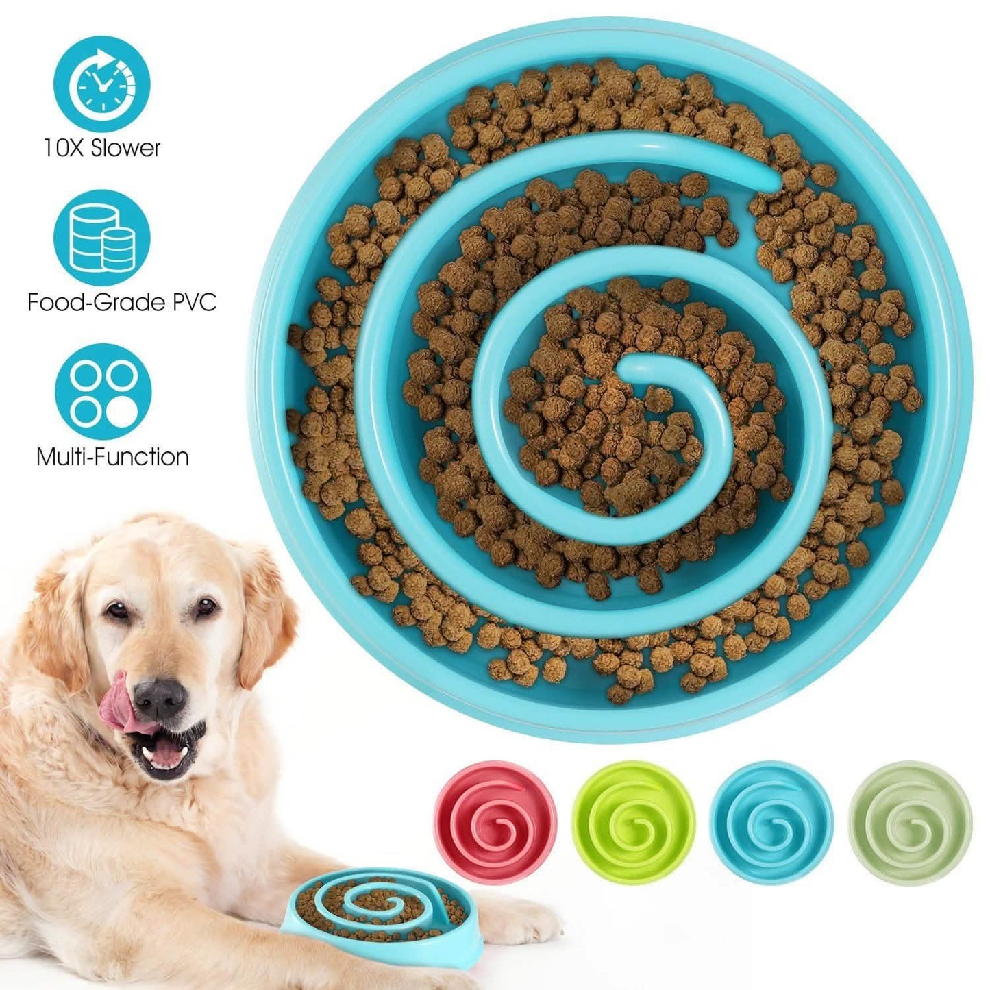 Dog Cat Slow Feeder Bowl DailySale
