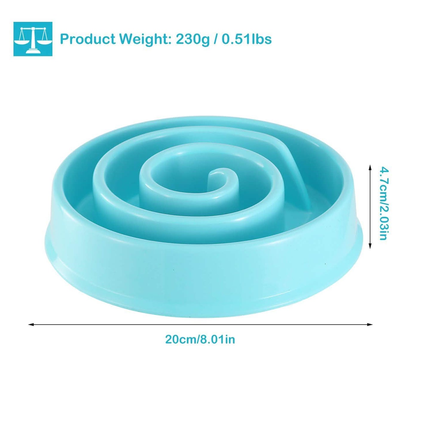 Dog Cat Slow Feeder Bowl DailySale