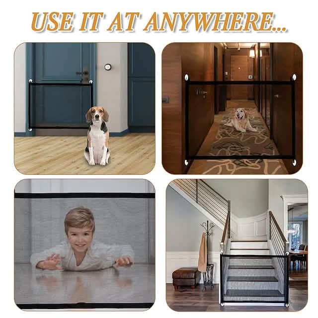 Dog Gate Clever Mesh Dog Fence DailySale