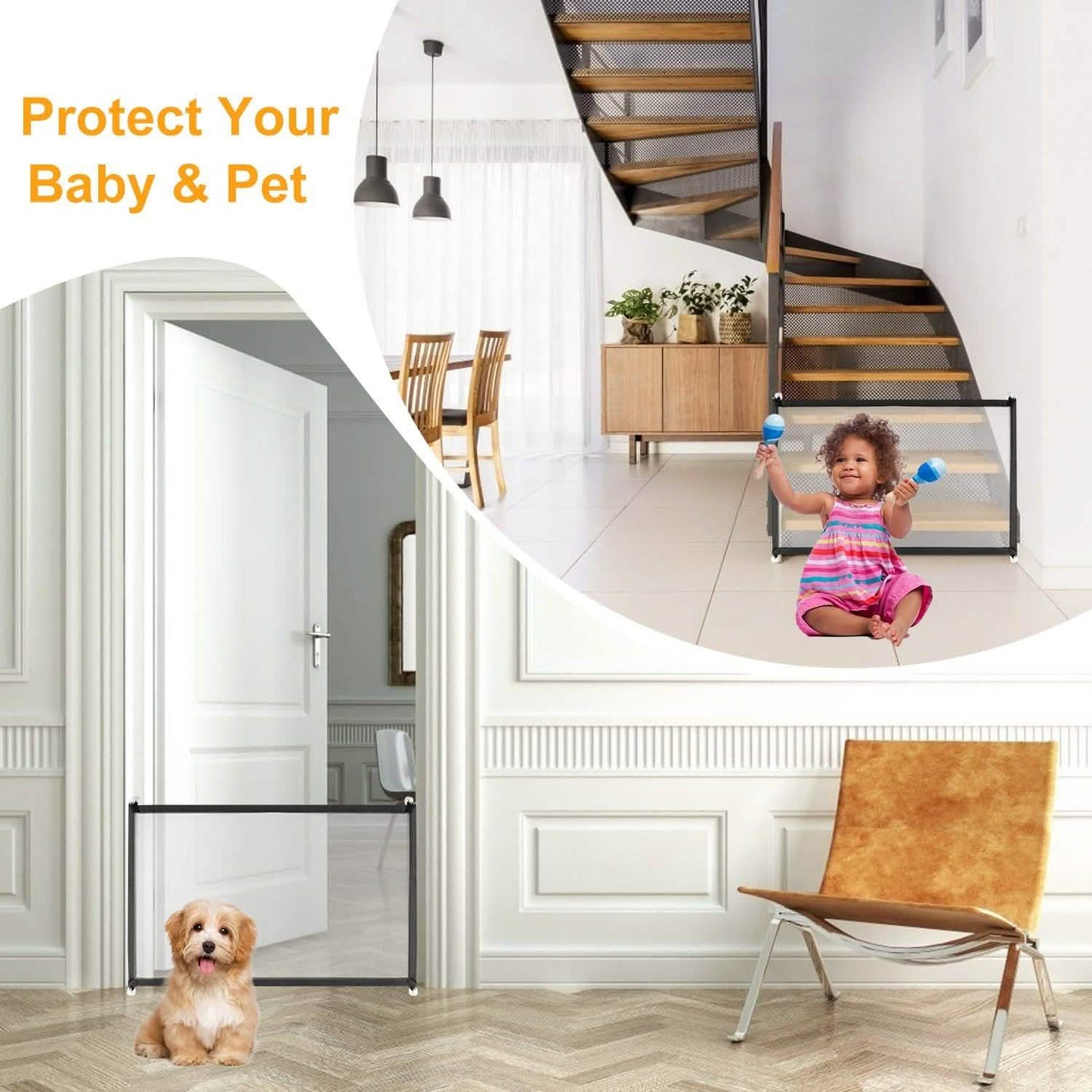Dog Gate Pet Baby Safety Guard DailySale