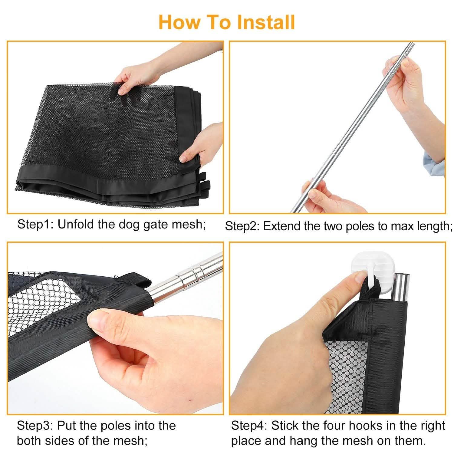 Dog Gate Pet Baby Safety Guard DailySale