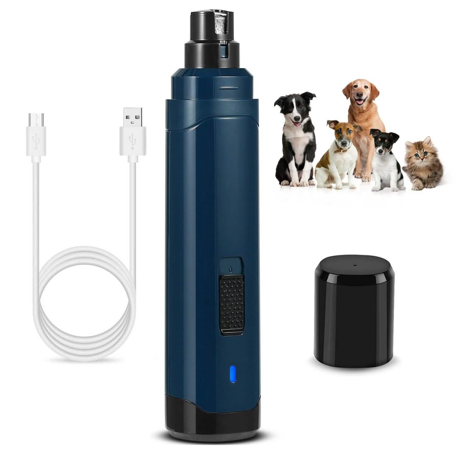 Dog Nail Grinder 2 Speeds Quiet USB Rechargeable DailySale