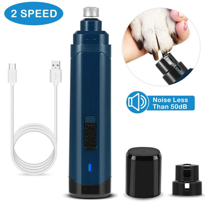 Dog Nail Grinder 2 Speeds Quiet USB Rechargeable DailySale