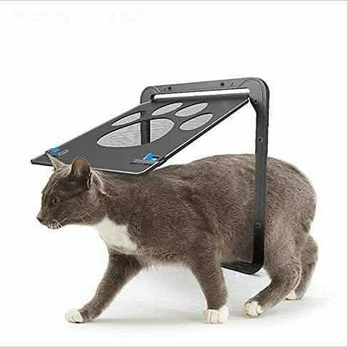 Dog or Cat Small Screen Locking Flap Door Magnetic Automatic Slide Protector DailySale