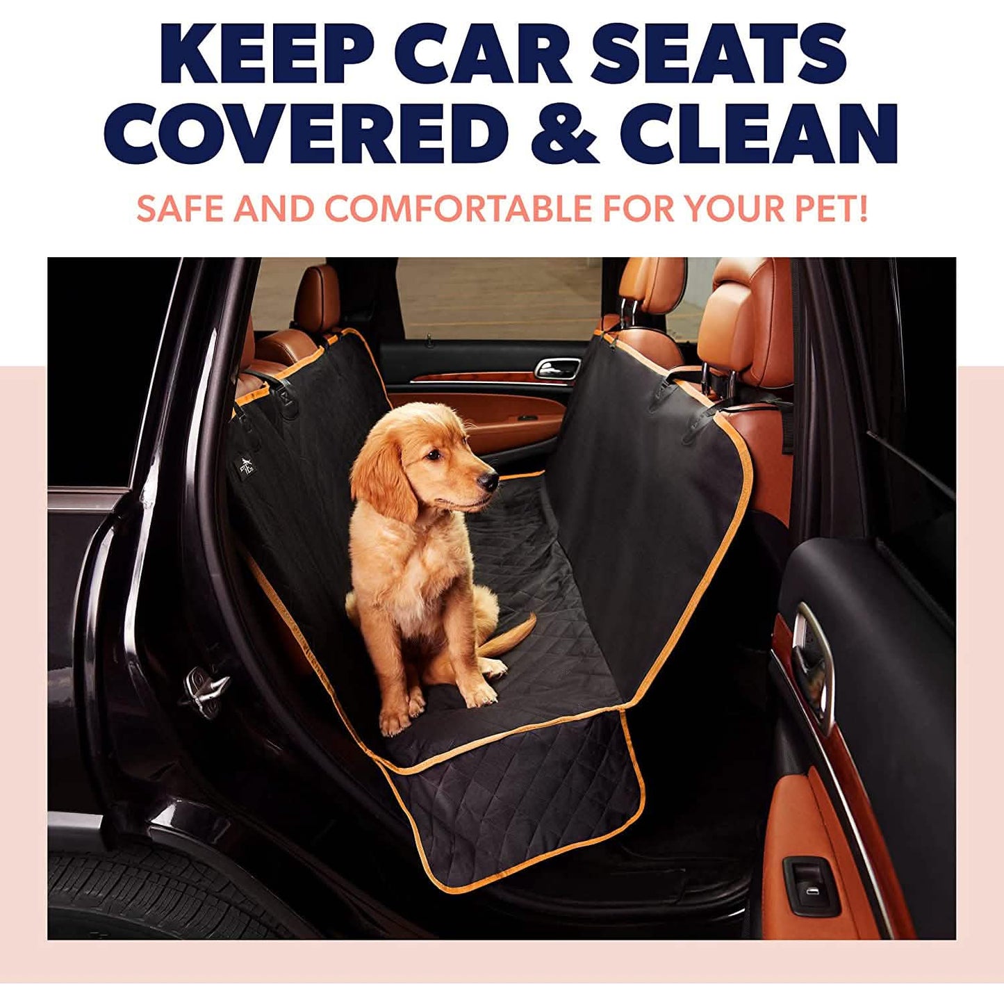 Dog Rear Seat Cover Protector Waterproof Anti-Scratch Anti-Slip Hammock DailySale