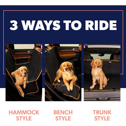 Dog Rear Seat Cover Protector Waterproof Anti-Scratch Anti-Slip Hammock DailySale