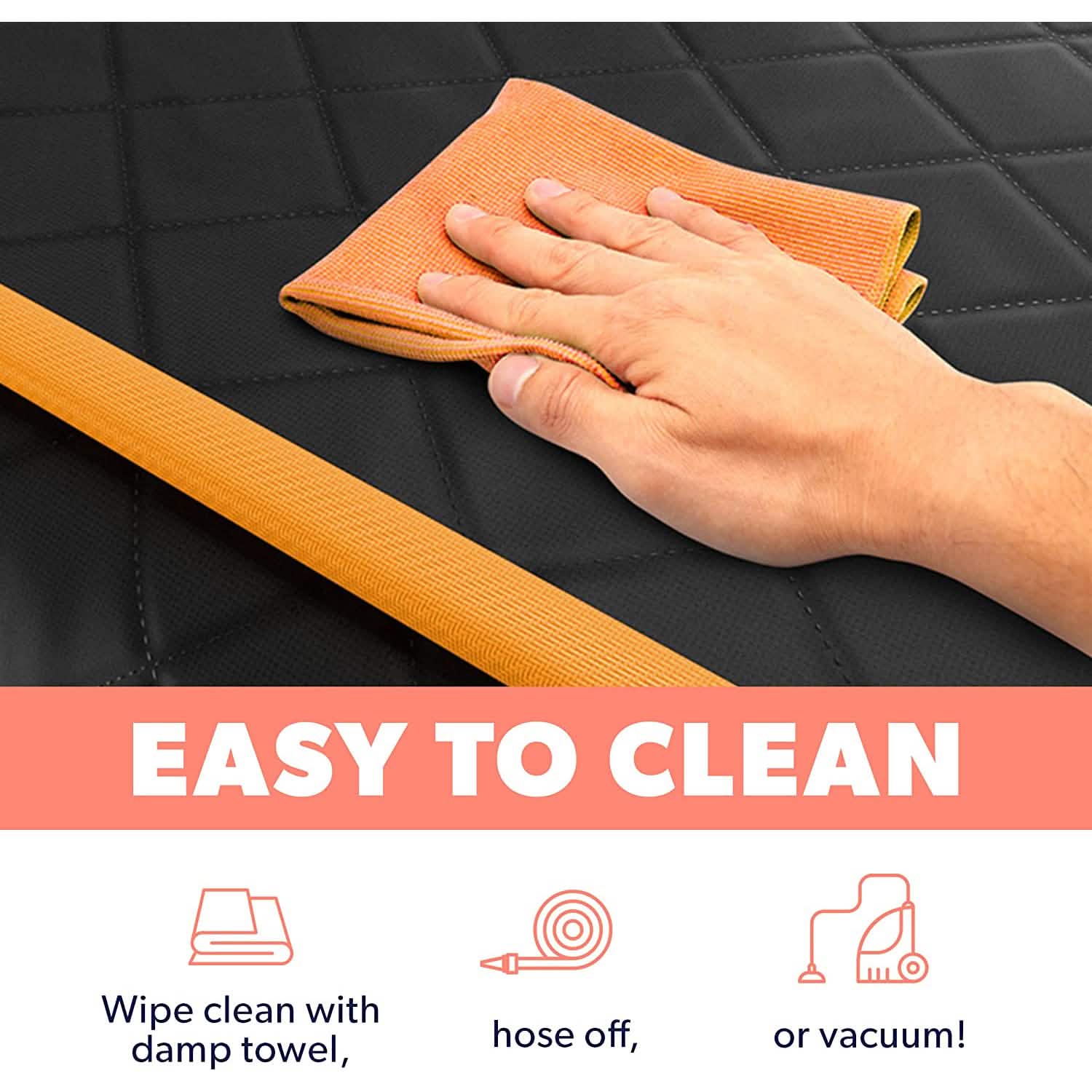 Dog Rear Seat Cover Protector Waterproof Anti-Scratch Anti-Slip Hammock DailySale