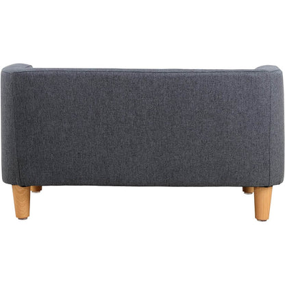 Dog Rectangular Sofa with Removable Cushion and Wooden Feet DailySale