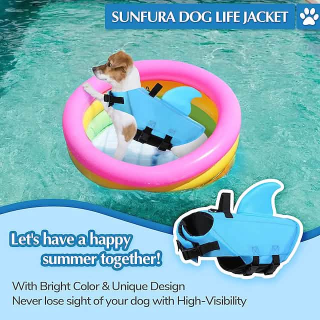 Dog Swimsuit with Shark Fin DailySale